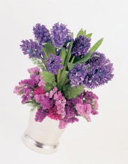 Statice with Hyacinths Statice with Hyacinths