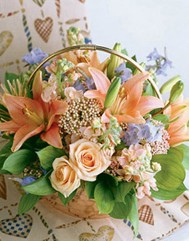 Get Well Multicolor Basket Get Well Multicolor Basket