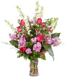 Roses with Stock Roses with Stock