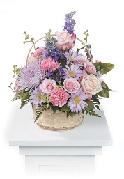 Pastel Floral Basket Pastel Floral Basket