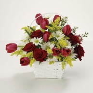Get Well Tulip Basket Get Well Tulip Basket