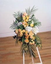 Peaceful Pastel Funeral Spray