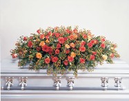 Eternal Love Rose - Funeral Casket Spray
