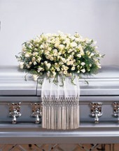 Heavenly Hope Funeral Casket Spray
