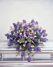 Pastel Dreams Casket Spray