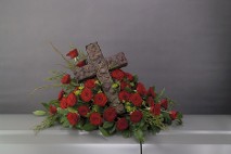 Quiet Eternal Love Rose Casket Spray