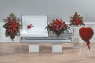 CTT26-11 Spray + Easel, CTT26-12 Lid Piece, CTT27-11 Casket Piece, CTT27-12 Arrangement, CTT27-13 Closed Heart