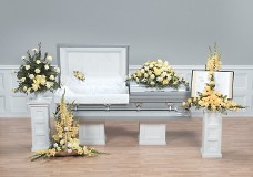 Carnation Basket, Fireside Basket, Lid Piece, Casket - Next Not Available