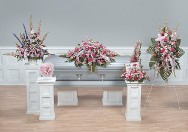 Small Heart, Arrangement, Full Casket Piece, Spray, Bible Arrangement - Not Available