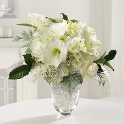 Heavenly White Keepsake Vase