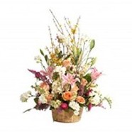 Charming Basket Assortment of Flowers Charming Basket Assortment of Flowers