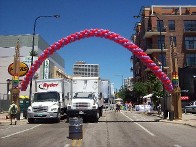 Spiral Arch at the Pride Festival for Chicago Events