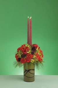 Vertical Holiday Centerpiece Vertical Holiday Centerpiece